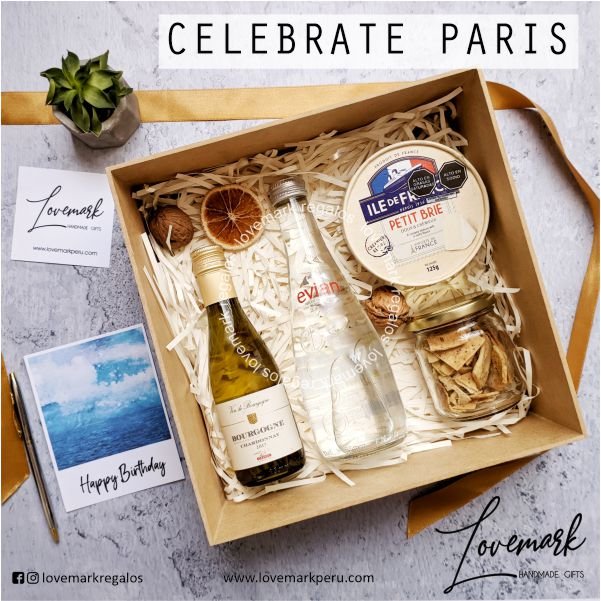 giftbox box celebrate paris evian freixenet lovemark peru regalos personalizados peru premium